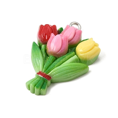 Opaque Resin Pendants RE-CBA3571-03-1