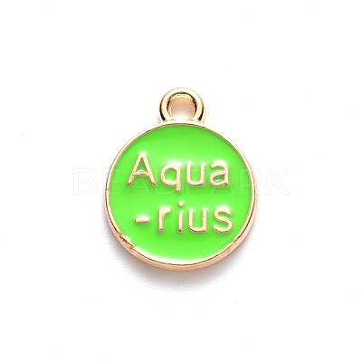 Alloy Enamel Pendants X-ENAM-S124-01A-06J-1