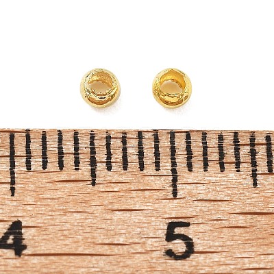 Brass Crimp Beads KK-S509-01G-04-1