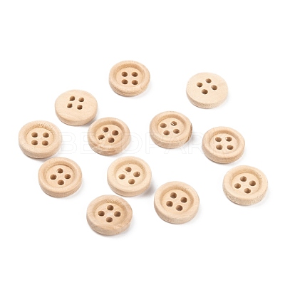 Natural Round 4 Hole Buttons NNA0VFH-1