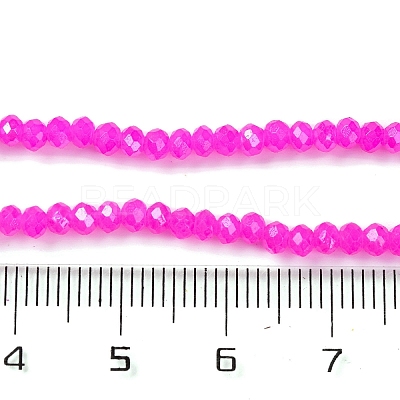 Baking Electroplate Glass Beads Strands X-DGLA-A039-J4mm-B24-1