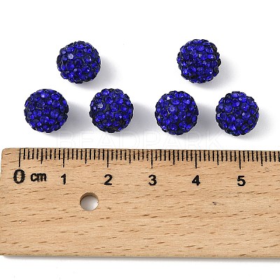 Pave Disco Ball Beads X-RB-A130-10mm-10-1