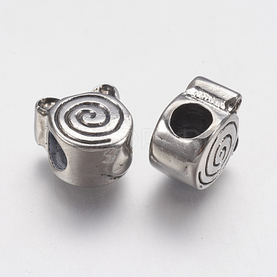 Ion Plating(IP) 304 Stainless Steel European Beads STAS-J022-114AS-1