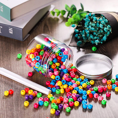 Transparent Plastic Bead Containers CON-BC0004-81-1