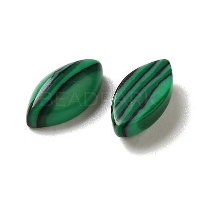 Synthetic Malachite Cabochons G-F772-01B-22-1