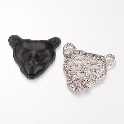 Alloy Rhinestone Pendants PALLOY-R094-11-1