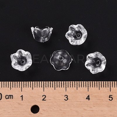 Transparent Acrylic Beads X-PL548-1-1