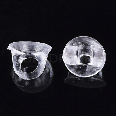 Transparent AS Plastic Charm Base Settings FIND-T064-006B-01-1