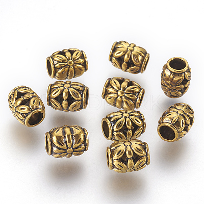 Tibetan Style Alloy Beads X-GLF0855Y-NF-1