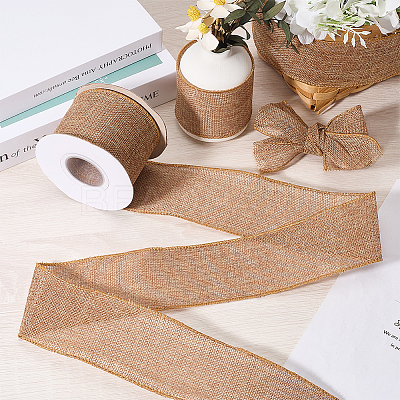 9.1M Burlap Lace Rolls OCOR-WH20048-01M-1