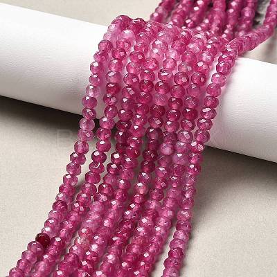Natural White Jade Bead Strands X-G-R343-2x4-24-1