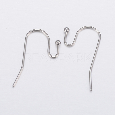 Tarnish Resistant 304 Stainless Steel Earring Hooks X-STAS-H448-01P-1