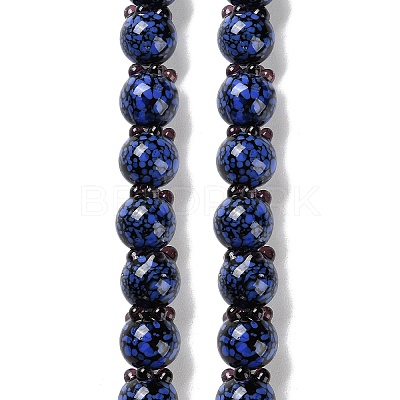 Handmade Lampwork Beads Strands LAMP-Q036-06A-1