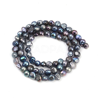 Natural Cultured Freshwater Pearl Beads Strands PEAR-P064-19D-05F-1
