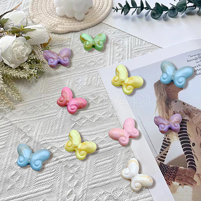 300Pcs Acrylic Beads SACR-PA0001-15-1