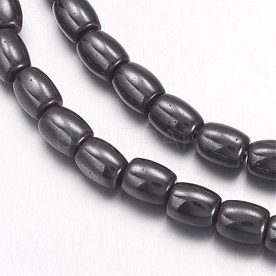 Non-Magnetic Synthetic Hematite Beads G-H1081-1-1