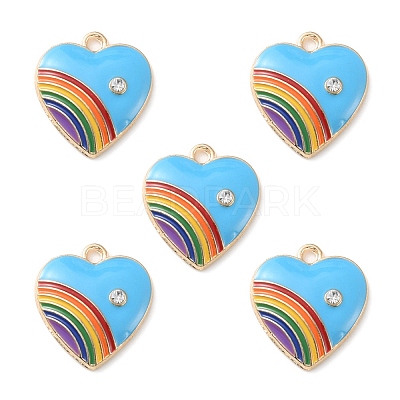 Alloy Enamel Pendant ENAM-YW0002-36E-1