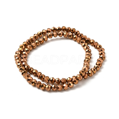 Electroplate Transparent Glass Beads Strands LS-EGLA-A034-T6mm-UA04-1