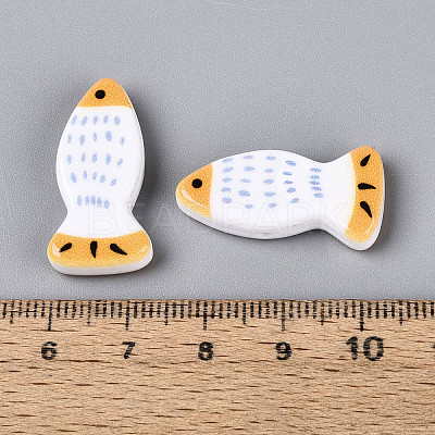 Printed Opaque Resin Beads RESI-N043-22E-1
