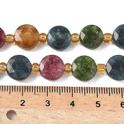 Natural Multicolor Tourmaline Beads Strands G-G271-C02-10mm-1