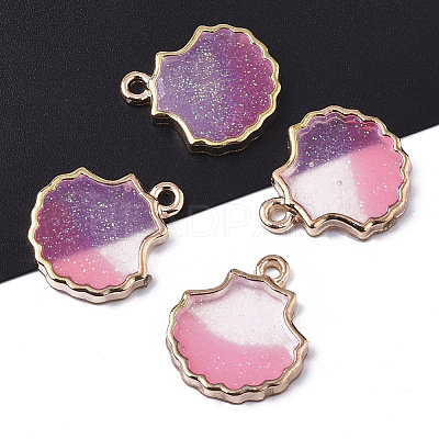 Alloy Resin Pendants X-RESI-R430-01D-LF-1