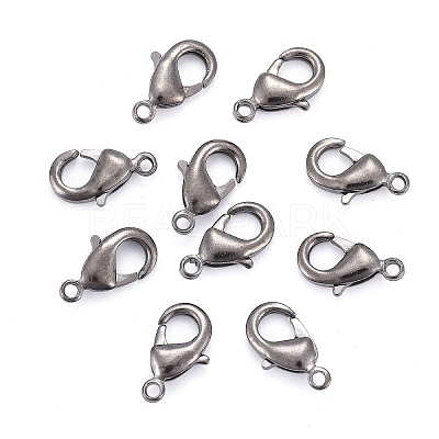 Brass Lobster Claw Clasps X-KK-902-B-1