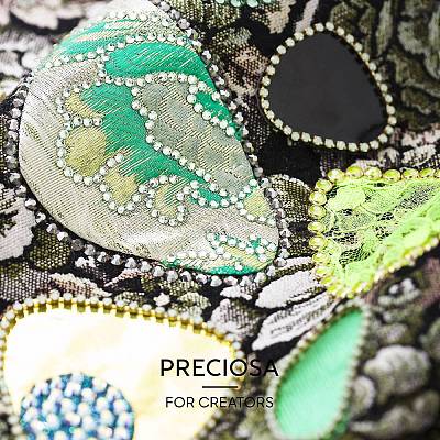 Preciosa® Crystal Hotfix Flatback Stones Y-PRC-HSS10-20320-1