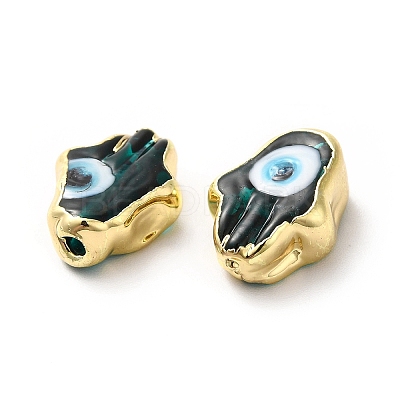Handmade Evil Eye Lampwork Beads LAMP-F026-03F-1