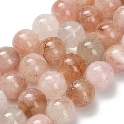 Natural Pink Morganite Beads Strands G-H335-B01-14mm-1