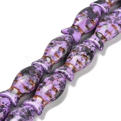 Synthetic Turquoise Beads Strands TURQ-F019-01A-1