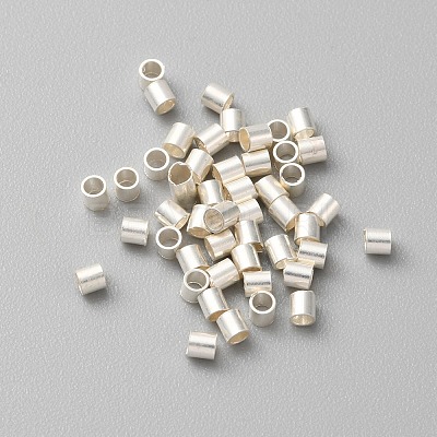 925 Sterling Silver Tube Beads FIND-WH0419-20-1