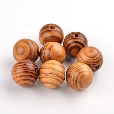 Natural Wood Beads WOOD-Q009-8mm-LF-1
