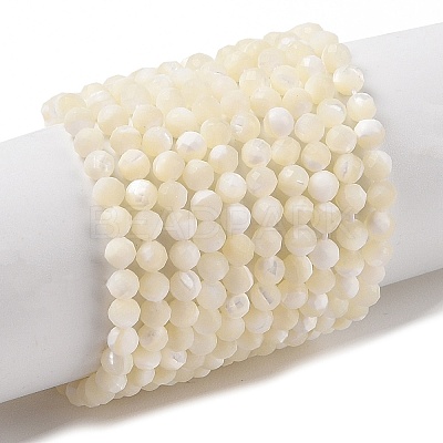 Natural Trochus Shell Beads Strands SHEL-P017-05-1