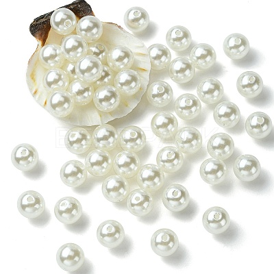 ABS Plastic Imitation Pearl Round Beads MACR-YW0002-12mm-82-1