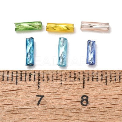 Painted Glass Beads GL-CBA8EFC-01-1