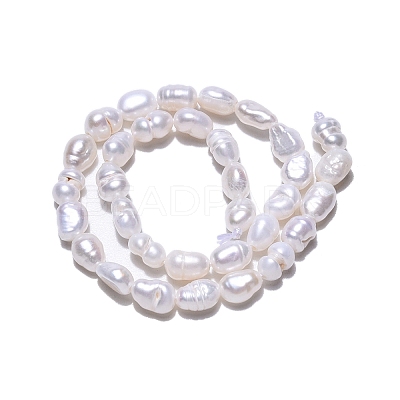 Natural Cultured Freshwater Pearl Beads Strands X-PEAR-N014-04E-01-1