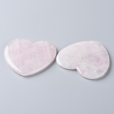 Natural Rose Quartz Cabochons G-F697-F02-1