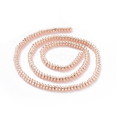 Electroplate Non-magnetic Synthetic Hematite Beads Strands G-L485-04B-LRG-1
