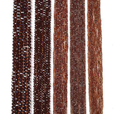 Electroplate Glass Beads Strands EGLA-A044-T8mm-A02-1