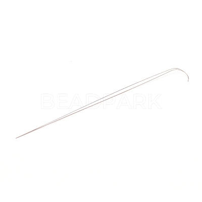 201 Stainless Steel Bented Beading Needles TOOL-WH0125-33B-1-1