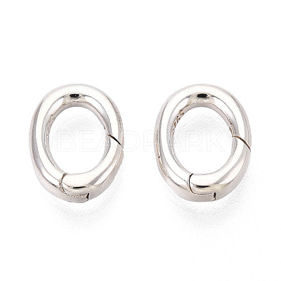 925 Sterling Silver Spring Gate Clasps STER-T008-74S-1