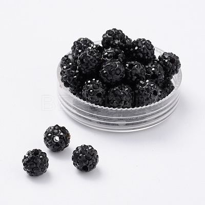 Pave Disco Ball Beads RB-H258-8MM-280-1