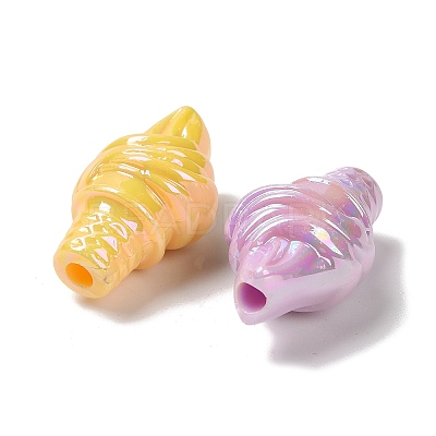 Opaque Acrylic Beads OACR-P032-09M-1