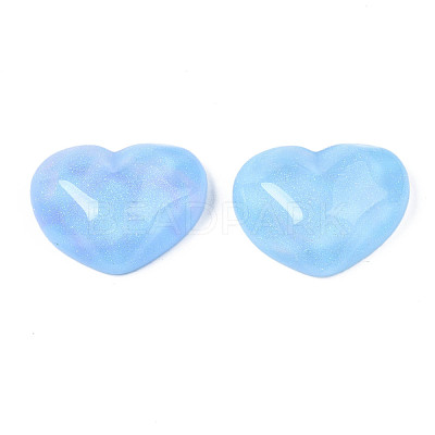 Transparent Resin Cabochons CRES-N031-003A-B14-1