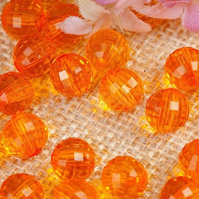 Transparent Acrylic Beads TACR-NH0001-E-07-1