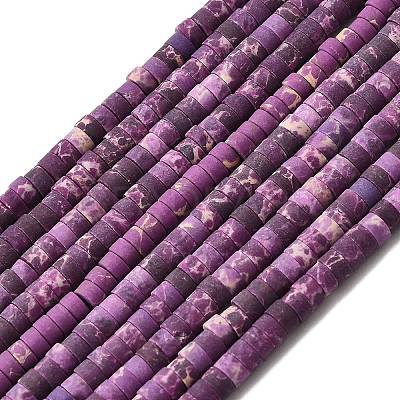 Dyed Synthetic Imperial Jasper Beads Strands G-Z089-A03-K-1