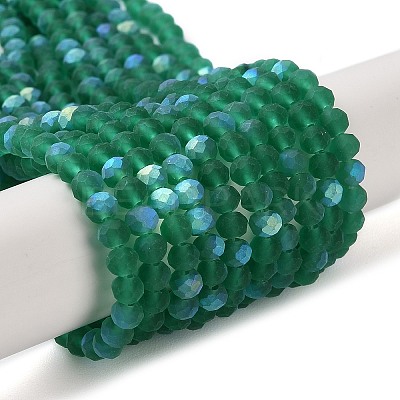 Transparent Glass Beads Strands EGLA-A044-T1mm-MB18-1
