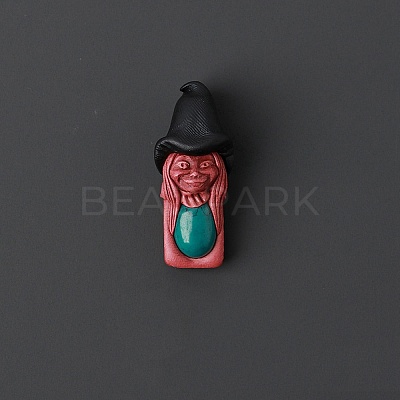 Natural Turquoise Pendants PW-WG69385-12-1