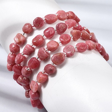 Natural Rhodonite Beads Bracelets GG-CBA05D5-02B-06A-1
