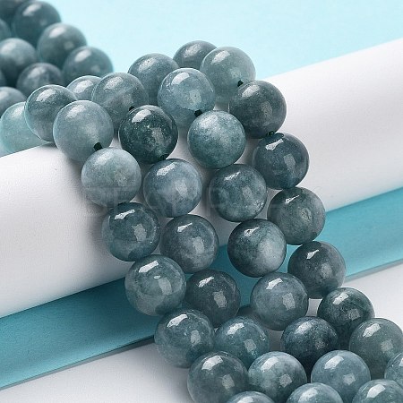 Dyed Natural Malaysia Jade Beads Strands G-G021-01B-01-1